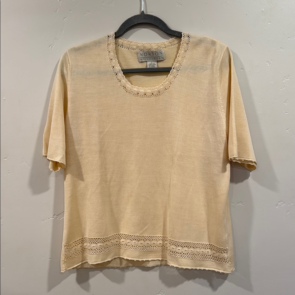 Vintage Butter Yellow Top